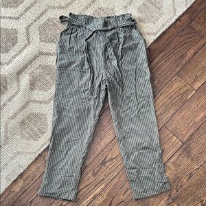 Sienna Sky Striped Gray Green Women's Chinos